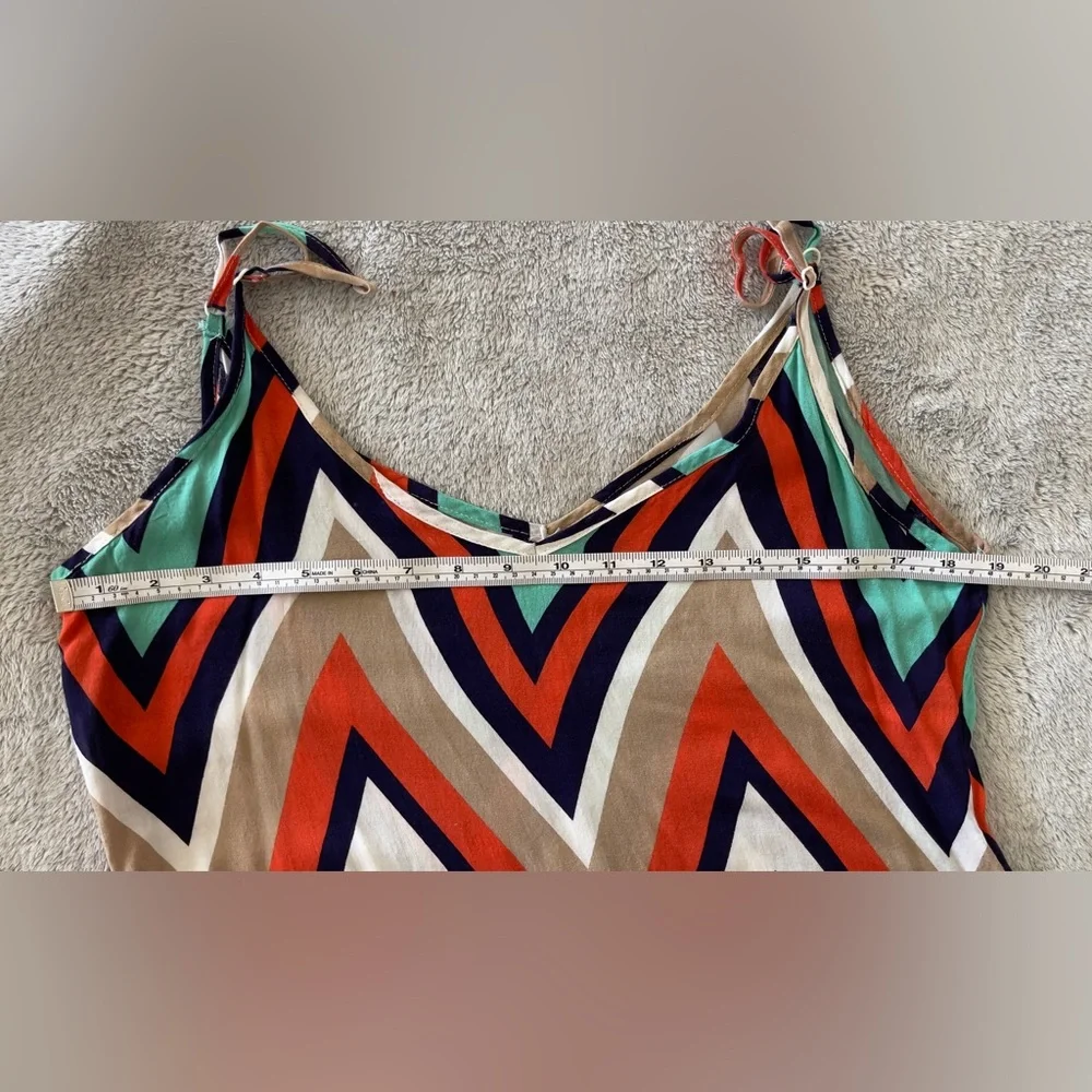 Rue 21 Chevron Spaghetti Strap Dress - Large‎ - Picture 6 of 9